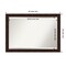 Beveled Bathroom Wall Mirror, William Mottled Bronze Narrow Frame